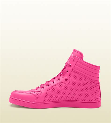 gucci pink high tops|Gucci high top sneakers sale.